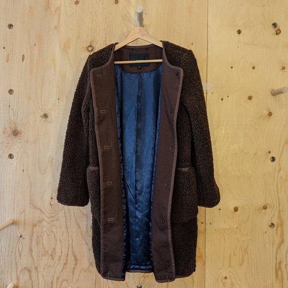 J. Crew Teddy Cocoon Coat (gender neutral) - Picture 2 of 6